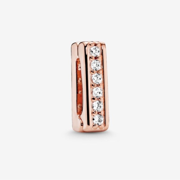Pandora Rose Gold Reflections charm clip - Picture 1 of 3
